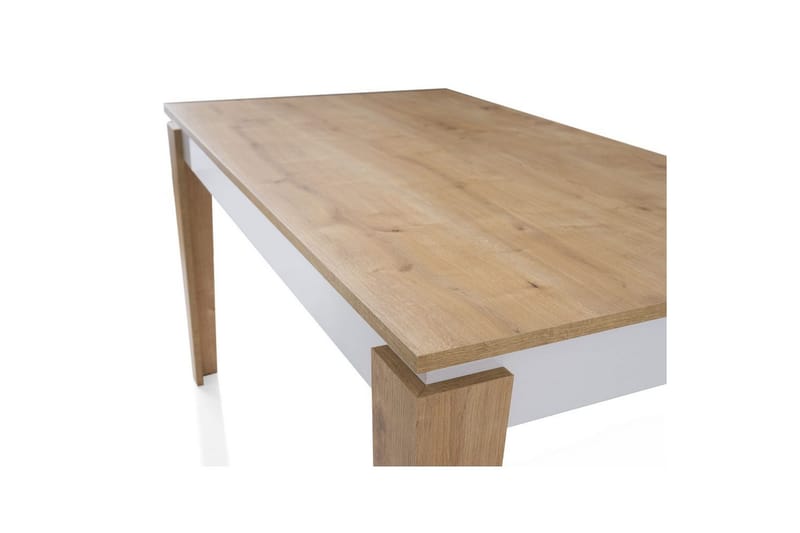 Azoula Matbord 140 cm Rektangulär - Ek/Vit - Möbler - Matplats - Matbord & köksbord