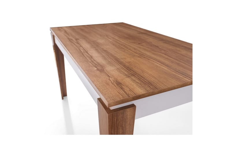 Azoula Matbord 140 cm Rektangulär - Valnöt/Vit - Möbler - Matplats - Matbord & köksbord