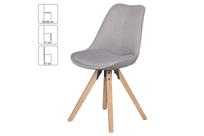 Baano Matstol - Ljusgrå - Möbler - Matplats - Matstol & köksstol