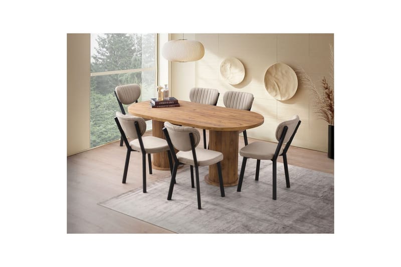 Babilas Matbord 180 cm Oval - Valnöt - Möbler - Matplats - Matbord & köksbord