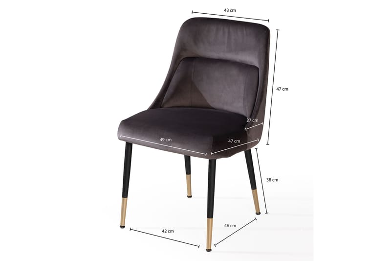 Babloo Matstol - Mörkgrå - Möbler - Matplats - Matstol & köksstol