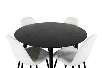 Balisa Matgrupp 115 cm Rund + 4 Ypas Matstolar - Möbler - Matplats - Matgrupp & matbord med stolar