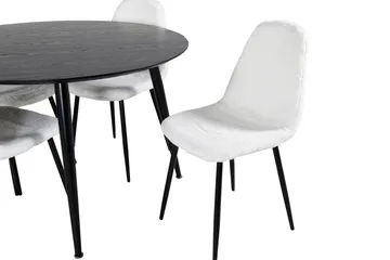 Balisa Matgrupp 115 cm Rund + 4 Ypas Matstolar - Möbler - Matplats - Matgrupp & matbord med stolar