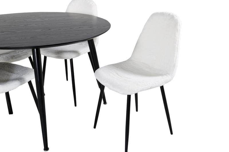 Balisa Matgrupp 115 cm Rund + 4 Ypas Matstolar - Möbler - Matplats - Matgrupp & matbord med stolar