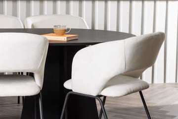 Bariso Matbord 230x115x75 cm Oval med 6 Day Matstol - Möbler - Matplats - Matgrupp & matbord med stolar