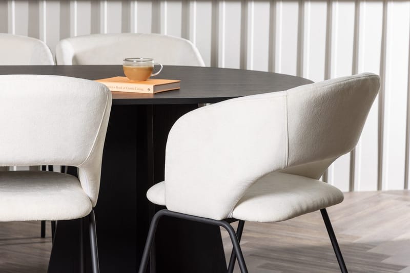Bariso Matbord 230x115x75 cm Oval med 6 Day Matstol - Möbler - Matplats - Matgrupp & matbord med stolar