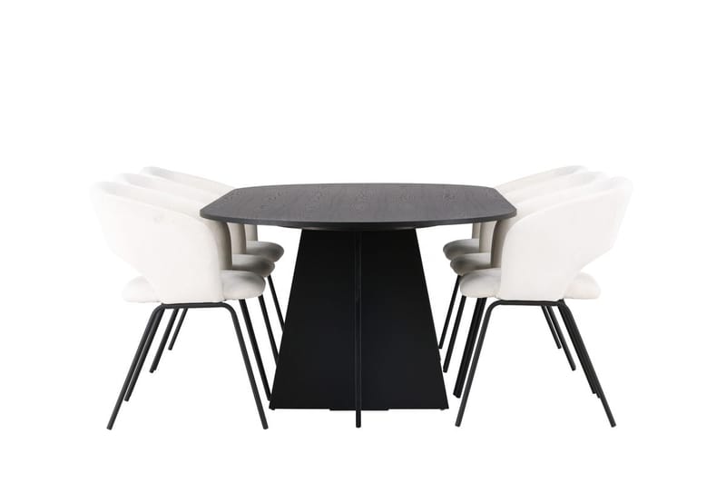 Bariso Matbord 230x115x75 cm Oval med 6 Day Matstol - Möbler - Matplats - Matgrupp & matbord med stolar
