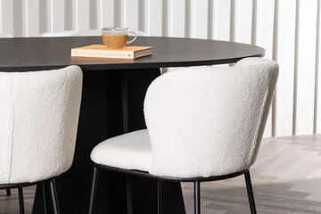 Bariso Matbord 230x115x75 cm Oval med 6 Edina Matstol - Möbler - Matplats - Matgrupp & matbord med stolar