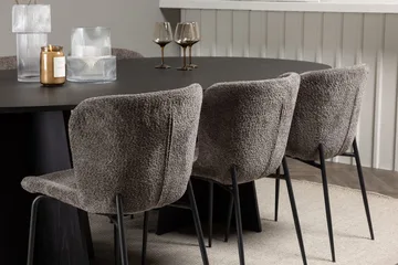 Bariso Matbord 230x115x75 cm Oval med 6 Modesto Matstol - Möbler - Matplats - Matgrupp & matbord med stolar
