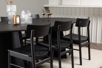Bariso Matbord 230x115x75 cm Oval med 6 Montros Matstol - Möbler - Matplats - Matgrupp & matbord med stolar