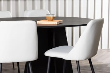 Bariso Matbord 230x115x75 cm Oval med 6 Night Matstol - Möbler - Matplats - Matgrupp & matbord med stolar