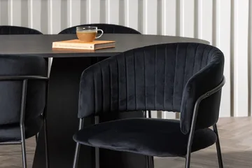 Bariso Matbord 230x115x75 cm Oval med 6 Selma Matstol - Möbler - Matplats - Matgrupp & matbord med stolar