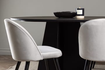 Bariso Matbord 230x115x75 cm Oval med 6 Velvet Köksstol Sammet - Möbler - Matplats - Matgrupp & matbord med stolar