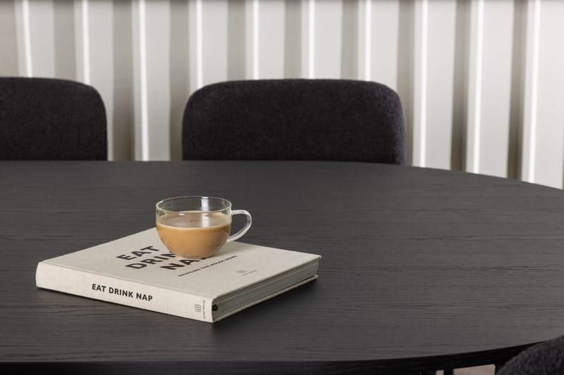 Bariso Matbord 230x115x75 cm Oval med 6 Yesterday Matstol - Möbler - Matplats - Matgrupp & matbord med stolar