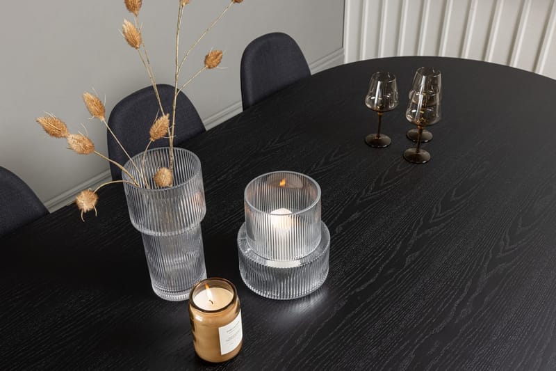 Bariso Matbord 230x115x75 cm Oval med 6 Polar Matstol - Möbler - Matplats - Matgrupp & matbord med stolar