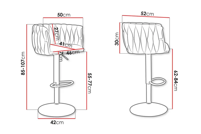 Aikka Barstol 107 cm - Beige - Möbler - Matplats - Barmöbler - Barstolar