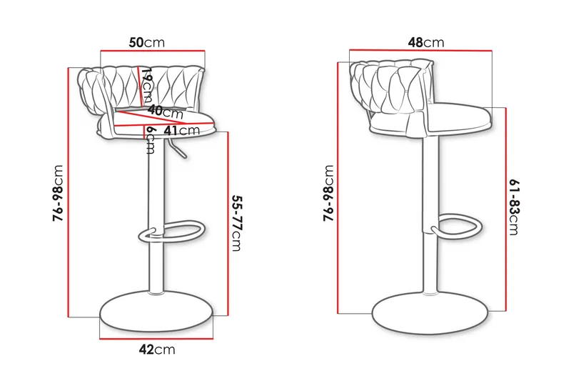 Aikka Barstol 98 cm - Svart - Möbler - Matplats - Barmöbler - Barstolar