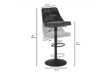 Baccha Barstol 106 cm - Mörkgrå - Möbler - Matplats - Barmöbler - Barstolar