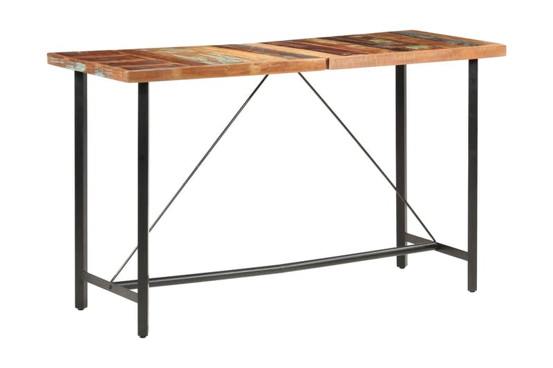 Barbord 180x70x107 cm massivt återvunnet trä - Brun - Möbler - Matplats - Barmöbler - Barbord
