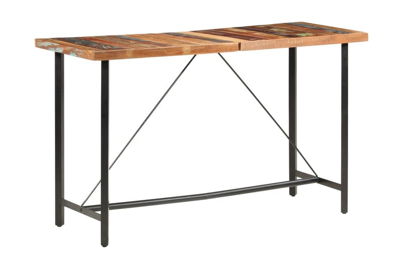 Barbord 180x70x107 cm massivt återvunnet trä - Brun - Möbler - Matplats - Barmöbler - Barbord