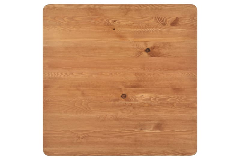 Barbord 60x60x108 cm massiv furu stål svart - Svart - Möbler - Matplats - Barmöbler - Barbord