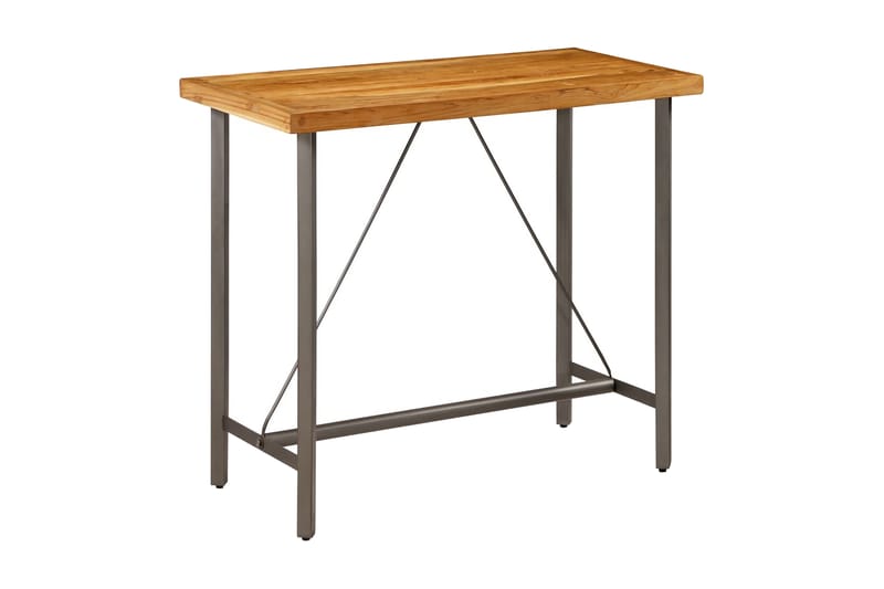 Barbord massiv återvunnen teak 120x58x106 cm - Brun - Möbler - Matplats - Barmöbler - Barbord