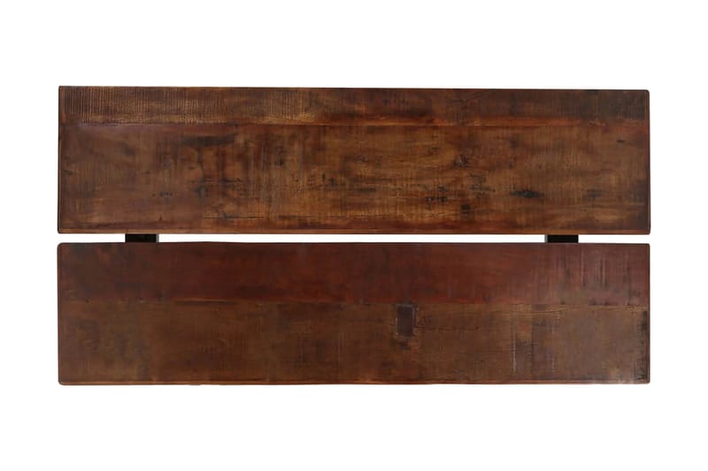 Barbord massivt återvunnet trä mörkbrunt 150x70x107 cm - Brun - Barbord - Bord