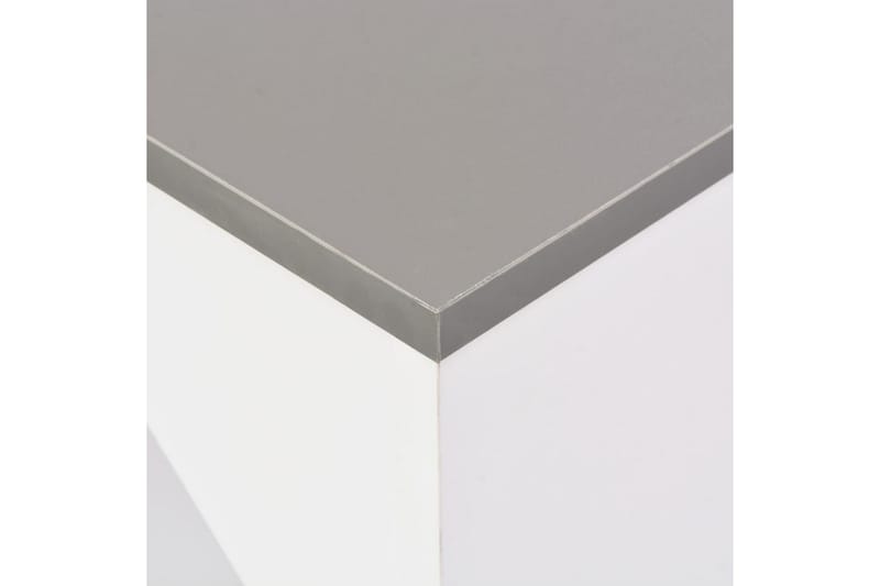Barbord med flyttbar hylla vit 138x39x110 cm - Vit - Möbler - Matplats - Barmöbler - Barbord