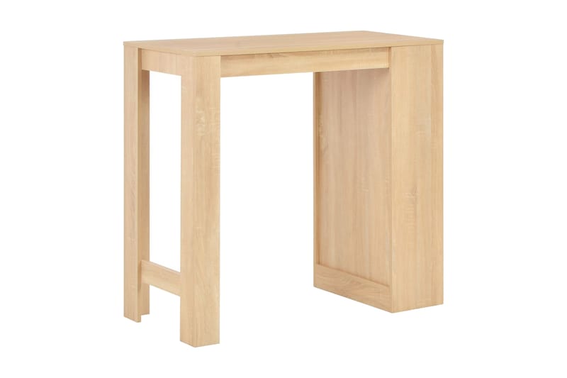 Barbord med hylla ek 110x50x103 cm - Brun - Möbler - Matplats - Barmöbler - Barbord