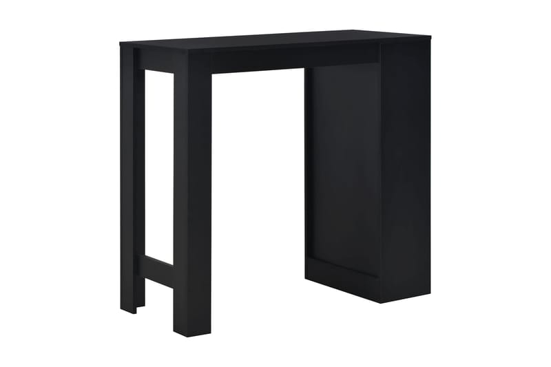 Barbord med hylla svart 110x50x103 cm - Svart - Möbler - Matplats - Barmöbler - Barbord