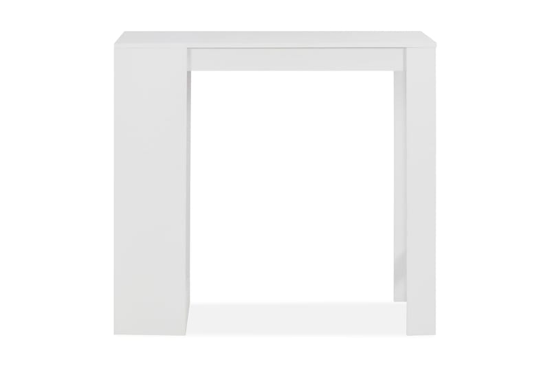 Barbord med hylla vit 110x50x103 cm - Vit - Möbler - Matplats - Barmöbler - Barbord