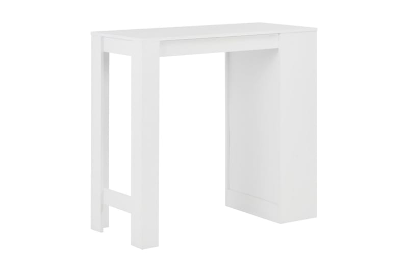 Barbord med hylla vit 110x50x103 cm - Vit - Möbler - Matplats - Barmöbler - Barbord