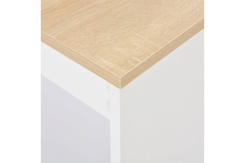 Barbord med hylla vit 110x50x103 cm - Vit - Möbler - Matplats - Barmöbler - Barbord