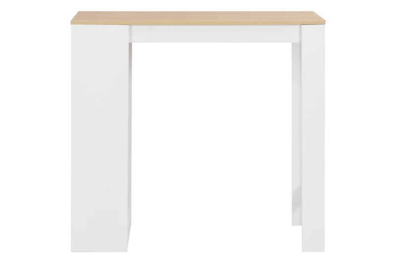 Barbord med hylla vit 110x50x103 cm - Vit - Möbler - Matplats - Barmöbler - Barbord