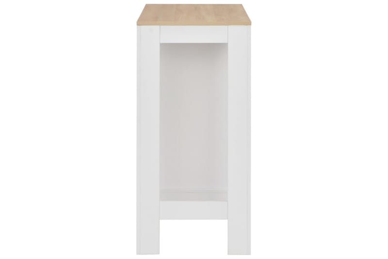 Barbord med hylla vit 110x50x103 cm - Vit - Möbler - Matplats - Barmöbler - Barbord