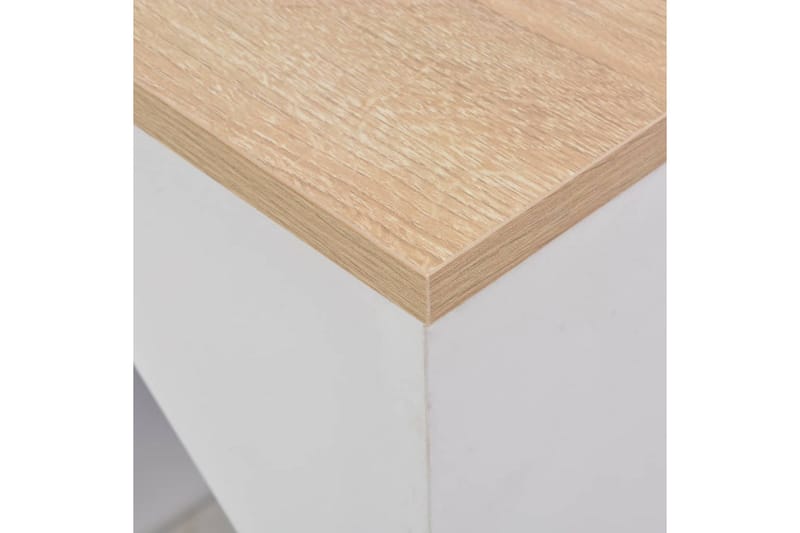 Barbord med skåp vit 115x59x200 cm - Vit - Möbler - Matplats - Barmöbler - Barbord