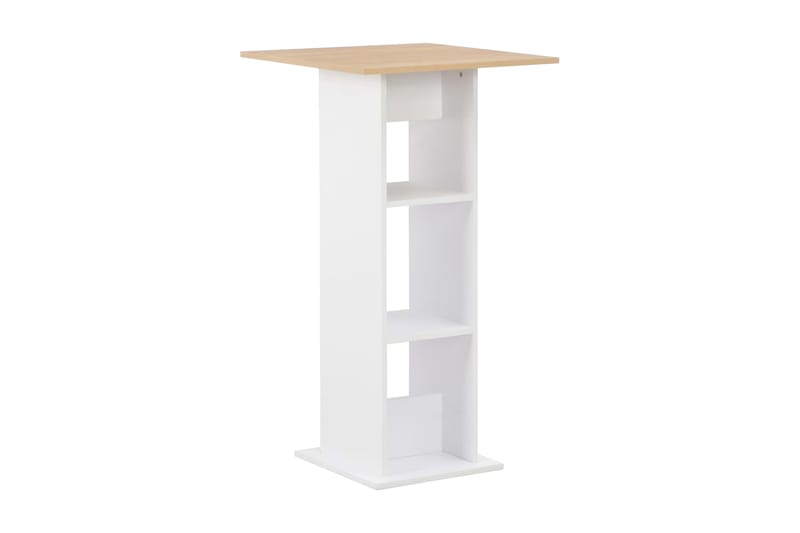 Barbord vit och antracit 60x60x110 cm - Vit - Möbler - Matplats - Barmöbler - Barbord