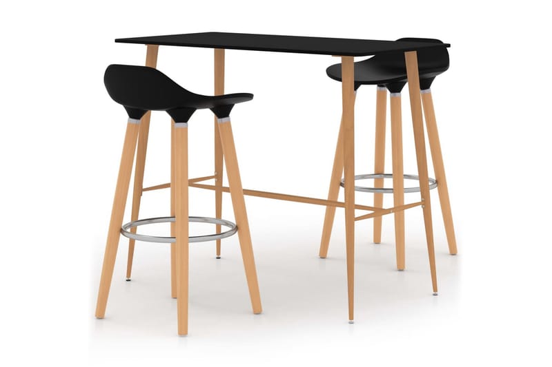 Bargrupp 3 delar svart - Svart - Möbler - Matplats - Barmöbler - Barbord