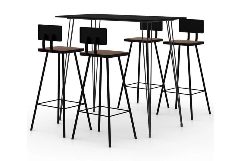 Bargrupp 5 delar svart - Svart - Möbler - Matplats - Barmöbler - Barbord
