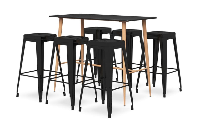 Bargrupp 7 delar svart - Svart - Möbler - Matplats - Barmöbler - Barbord
