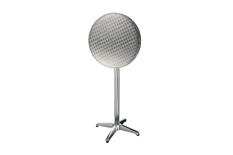 HI Hopfällbart cafébord/barbord i aluminium runt 60x60x(58-1 - Silver - Möbler - Matplats - Barmöbler - Barbord