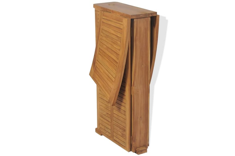 Hopfällbart barbord 155x53x105 cm massivt teakträ - Brun - Möbler - Matplats - Barmöbler - Barbord