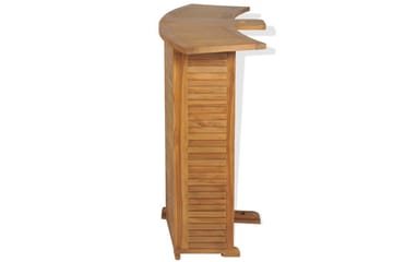 Hopfällbart barbord 155x53x105 cm massivt teakträ - Brun - Möbler - Matplats - Barmöbler - Barbord