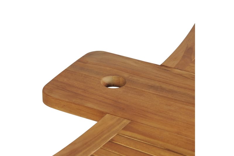 Hopfällbart barbord 155x53x105 cm massivt teakträ - Brun - Möbler - Matplats - Barmöbler - Barbord