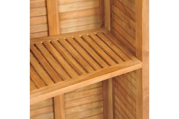 Hopfällbart barbord 155x53x105 cm massivt teakträ - Brun - Möbler - Matplats - Barmöbler - Barbord