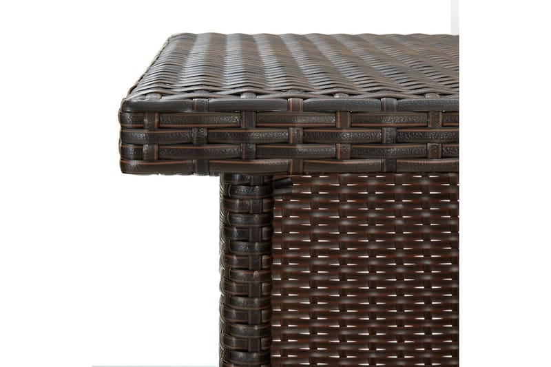 Hörnbar brun 100x50x105 cm konstrotting - Brun - Möbler - Matplats - Barmöbler - Barbord