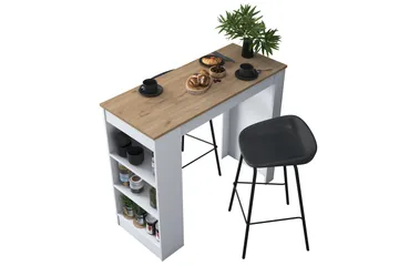 Iwao Barbord 50x120 cm Brun/Vit - Hanah Home - Möbler - Matplats - Barmöbler - Barbord