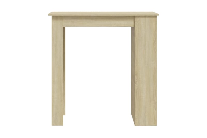 Barbord med förvaringshyllor sonoma-ek 102x50x103,5cm spånsk - Beige - Barbord - Bord