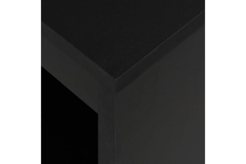 Barbord med hylla svart 110x50x103 cm - Svart - Barbord - Bord