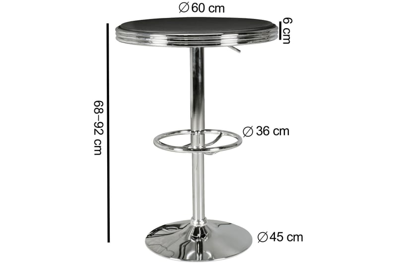 MOGLIA Ståbord Svart - Möbler - Matplats - Barmöbler - Barbord